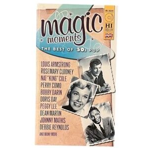 Magic Moments The Best of 50s Pop 4 Disc CD Album Set Various Artists Nostalgia